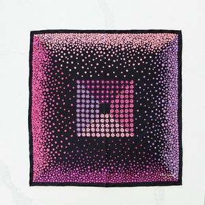 Kate Spade ♠️🌸 black floral square silk scarf